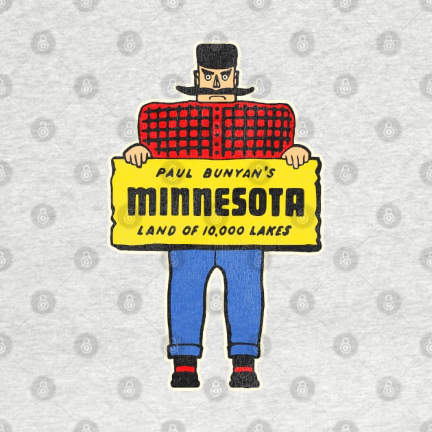 Minnesota Travel Souvenir Paul Bunyan by darklordpug